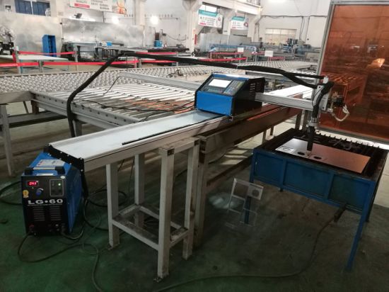 20-100mm oceľový CNC plazmový / plynový rezací stroj